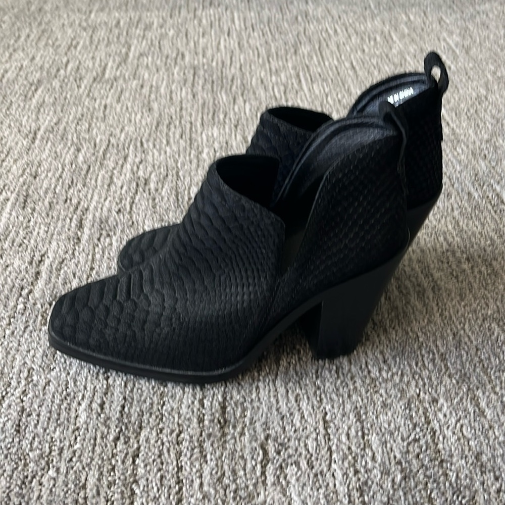 Faux Snakeskin Ankle Boots